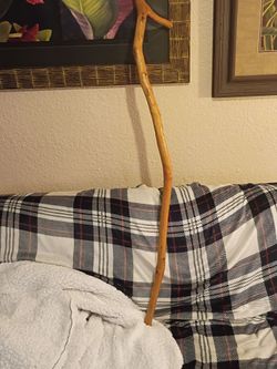 Mahogany walking cane
