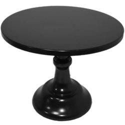 and baker cake stand 10 inch wedding cake tools adjustable height fondant cake display accessory for party bakeware (Black)