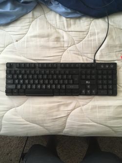 Mechanical gaming keyboard RGB lightening