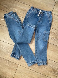 Kids Denim Jogger Jeans – Set of 2