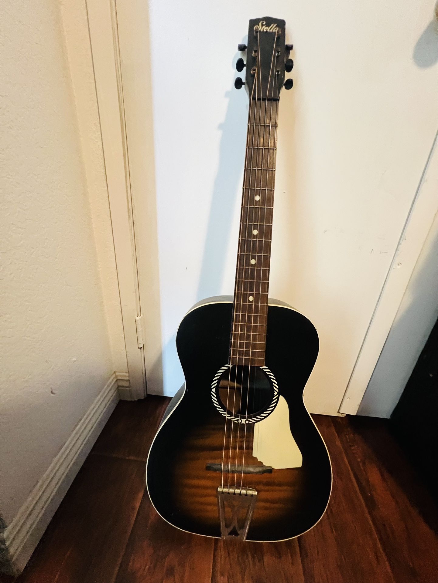 Stella vintage guitar