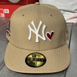 New Era NY Fitted Sz 7 1/2