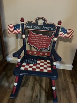 Patriotic Childs Chair