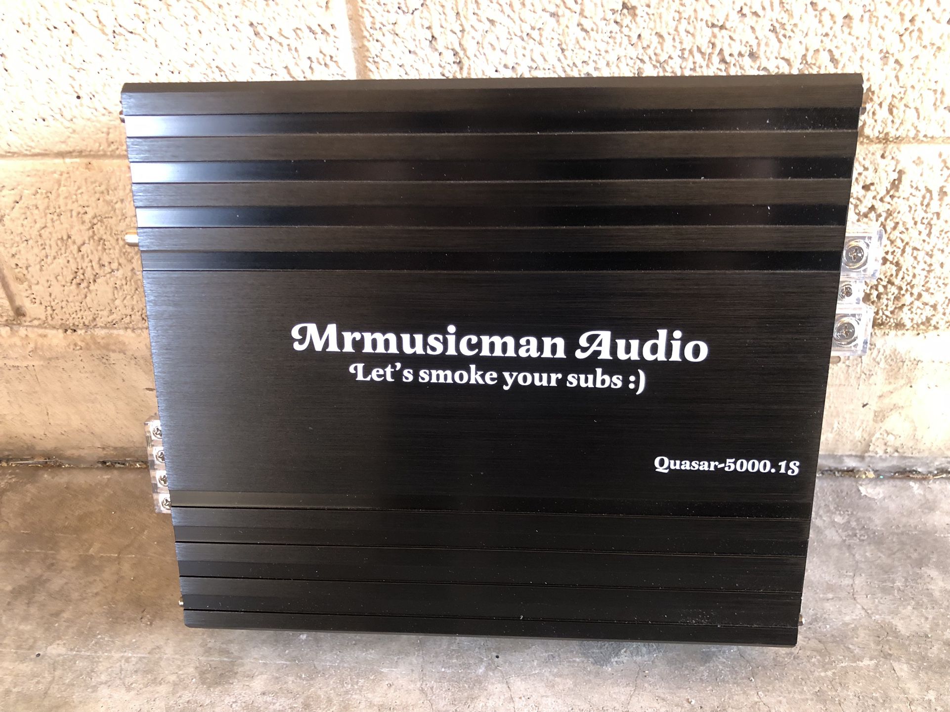 Mrmusicman Quasar 5000.1 Class D Mono Amp /5000RMS -$399