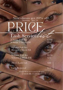 Lash extensions