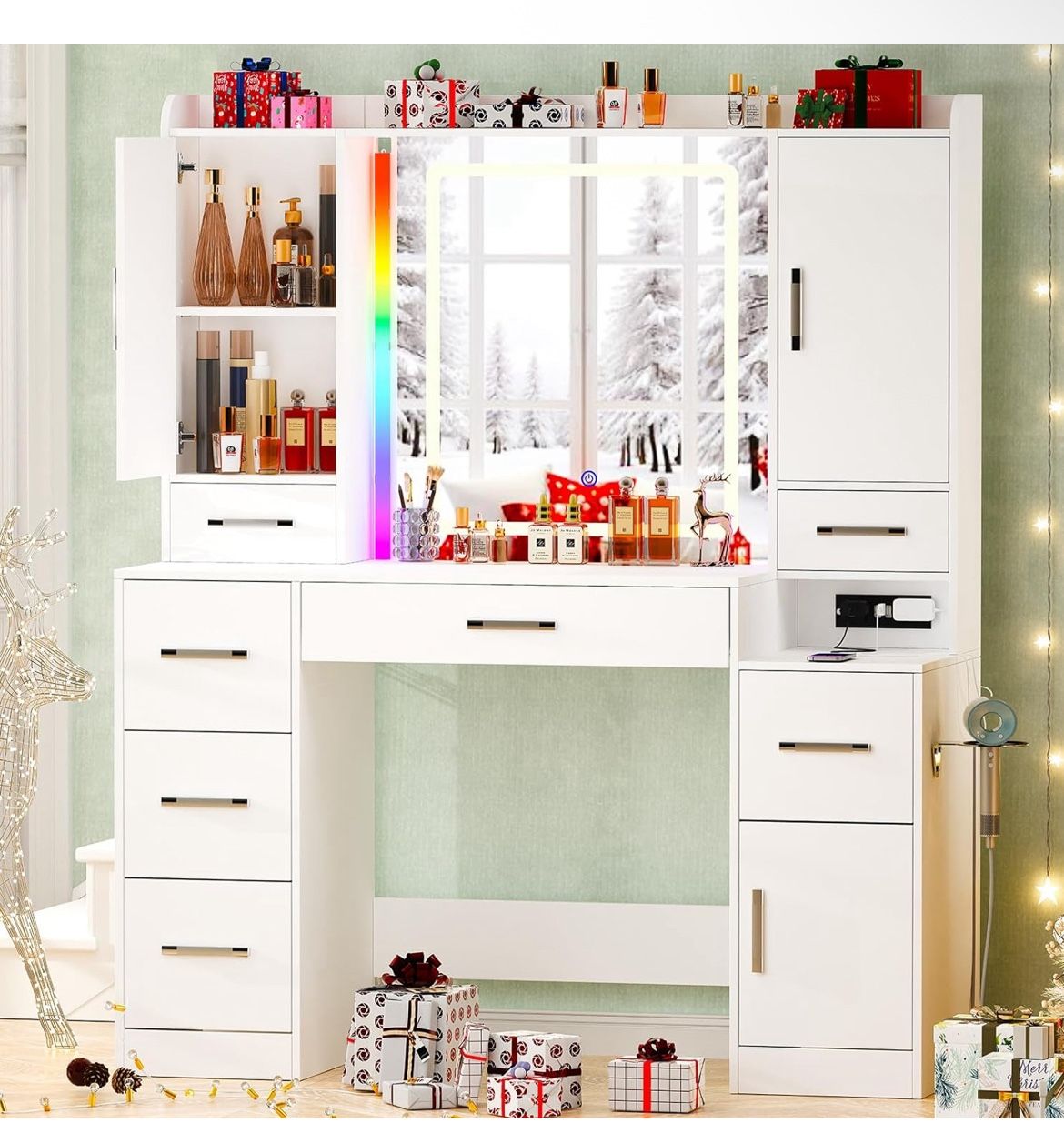 White Vanity