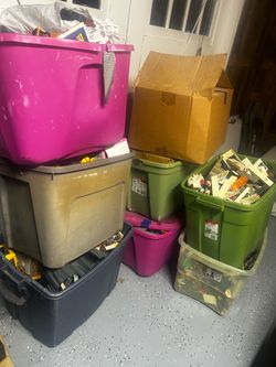 8 bins vintage playmobil collection