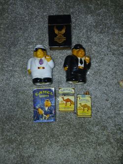 Camel Joe Salt B Pepper Shakers And Lighters Pack