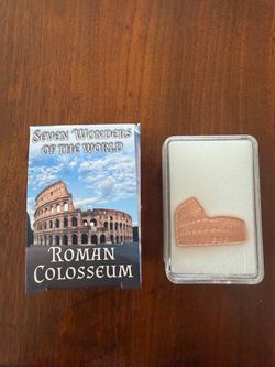 5g gram  .999 Fine Copper 7 Wonders of the World  Roman Colosseum