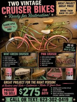 Vintage Beach Cruiser Bikes