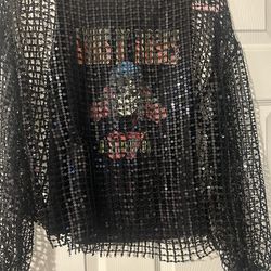 Womens suoer cute mesh top