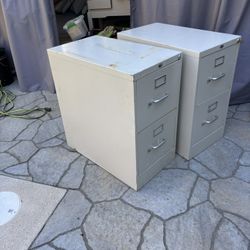 FREE- 2 Quality Licking Metal File Cabinets