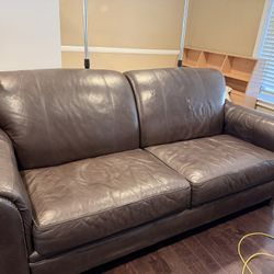 Leather Couch 