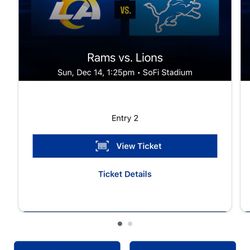 Rams Vs Lions 