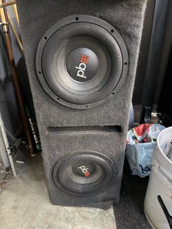 Power Bass 2 10” with crunch amp