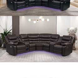 SECTIONAL COUCH ( POWER RECLINER ) ✨️FINANCING AVAILABLE NO CREDIT NEEDED✨️