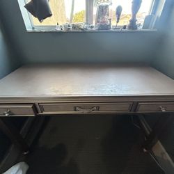 rosegold girls desk Ashley furniture 