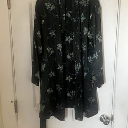 Vintage silk bathrobe