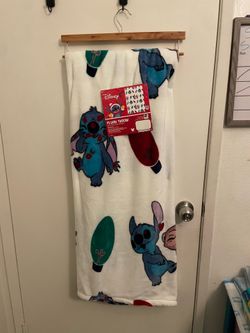 Disney Stitch Plush Throw Blanket