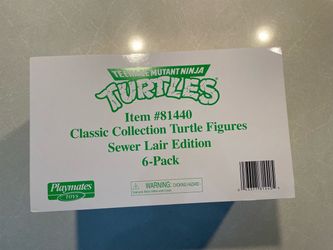 TMNT Retro Rotocast Sewer Lair Edition 6-piece Set *MINT SEALED* PlayMates Teenage Mutant Ninja Turtles 81440 Classic Collection Figures