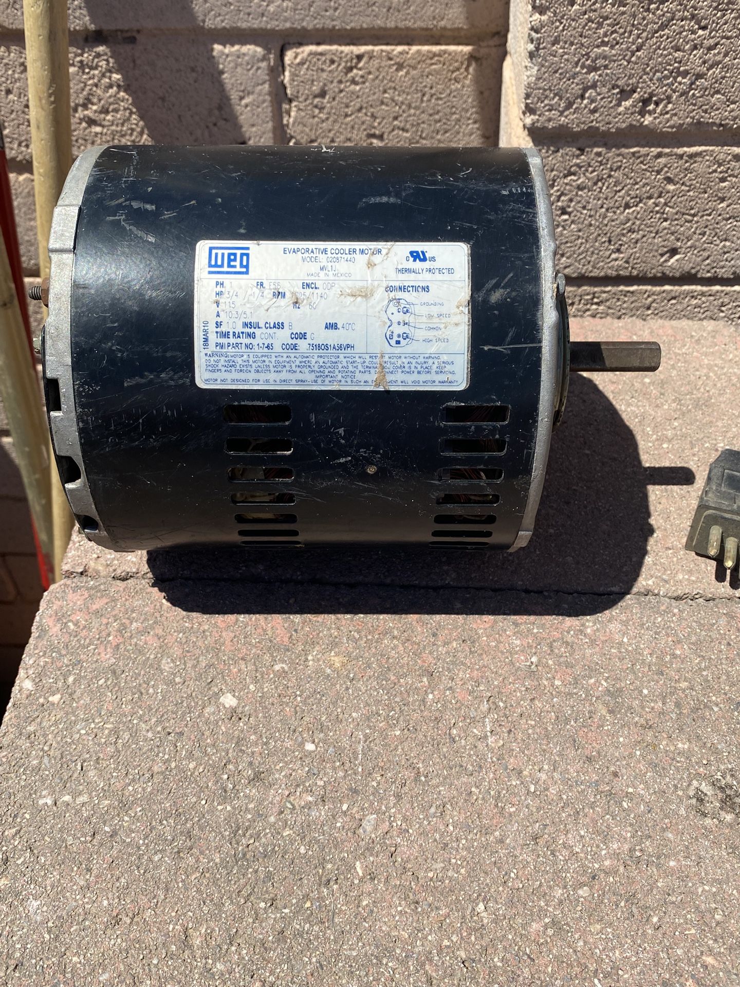 Weq Swamp Cooler 3/4 Hp