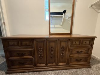 Real Wood Vanity With Mirror