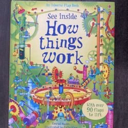 Usborne Flap Book For Kids: How Things Work $15