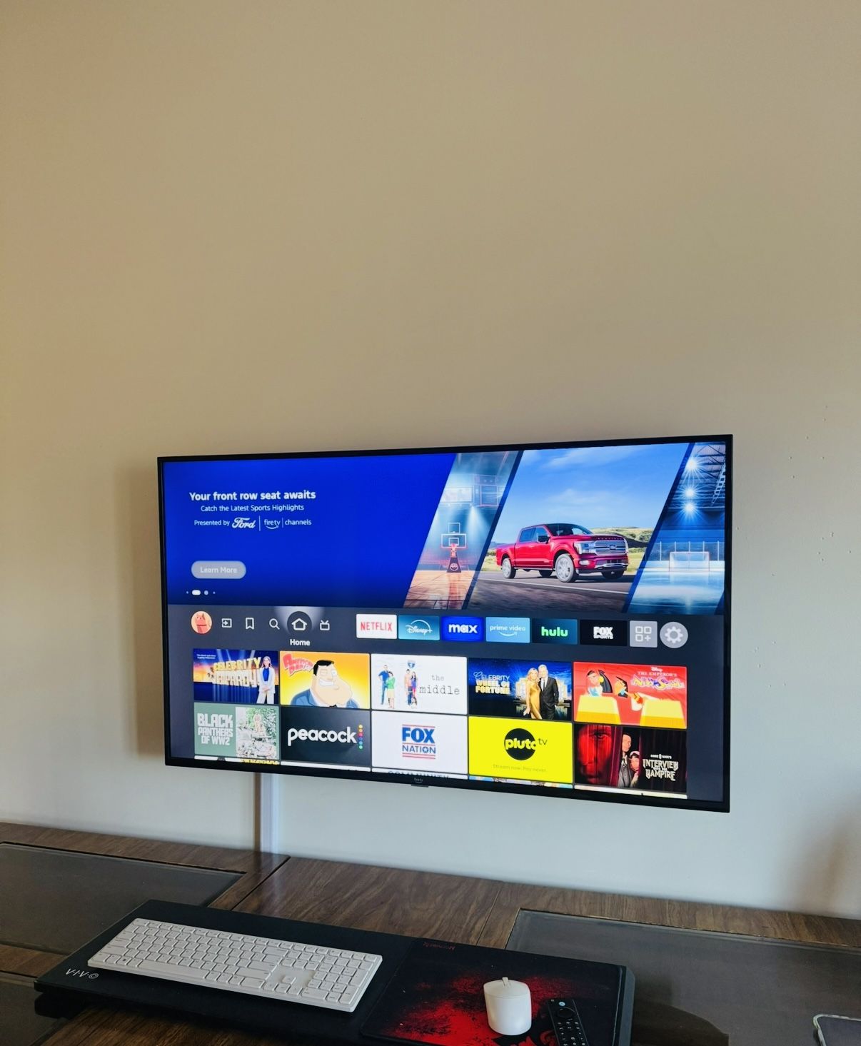 Amazon Fire TV 50" 4-Series, 4K UHD smart TV with Alexa Voice Remote Enhanced, stream live TV without cable