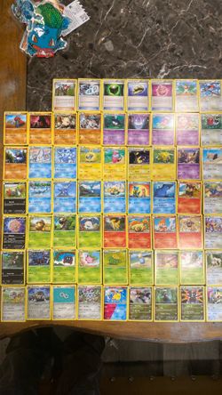 61 Pokémon cards from Steam siege set 2016