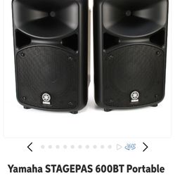 Yamaha STAGEPAS 600BT Portable PA System with Bluetooth