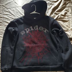 Spider OG Rhinestone Hoodie Size Medium