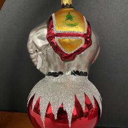Christopher Radko 1990’s Vintage Glass Christmas Ornament 