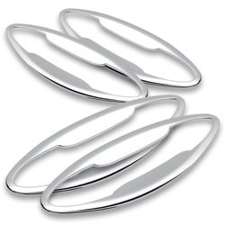 For 2013-2017 Honda Accord Mirror Chrome Door Handle Bowl Cover Cap Trim Kit 4pc -(2-DHC-1601