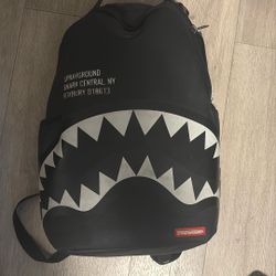 Sprayground Backpack White N Black