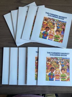 The Farmers Market coloring  book-lot of 10 - Community Life