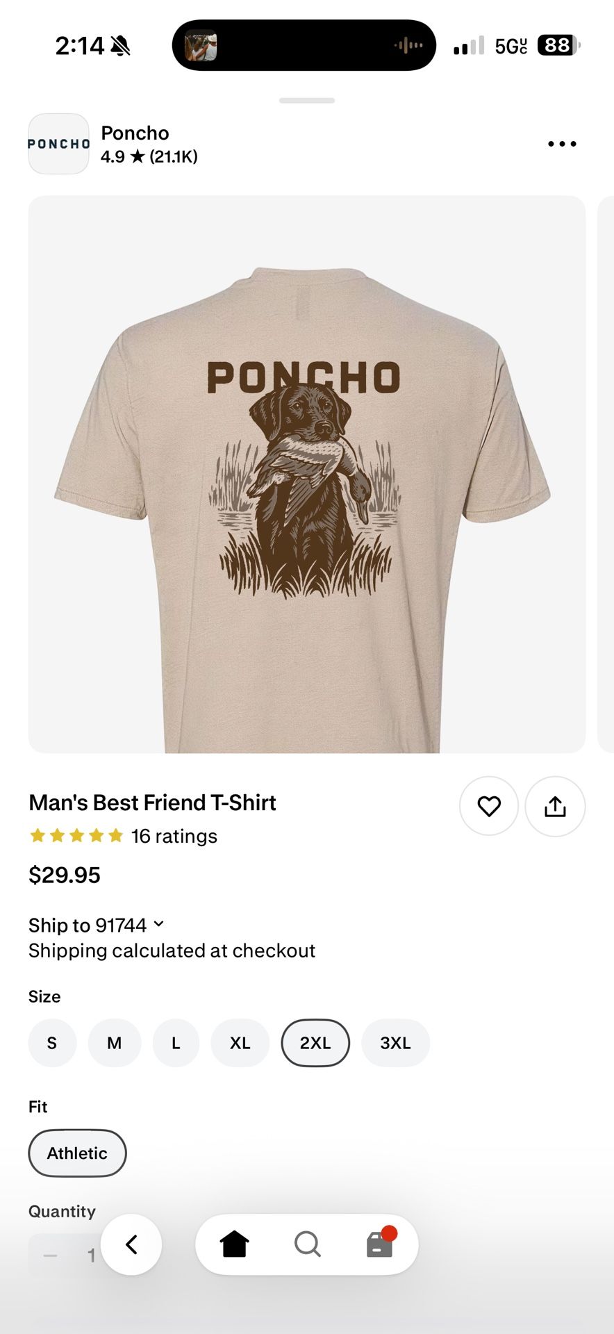 Poncho T Shirt