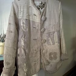 Vintage Crystal Jacket – Like New (Size S)