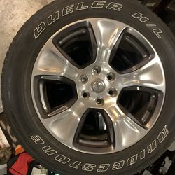 Rims And Tires Off 2021 Ram Laramie 1500