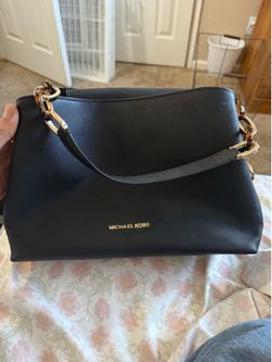 Michael Kors Black Saffiano Leather Shoulder Bag
