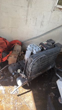Central Pneumatic gasoline-powered piston air compressor