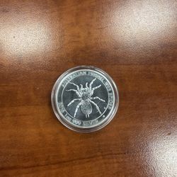 2015 Funnel Web Spider .999 Silver 1oz Coin