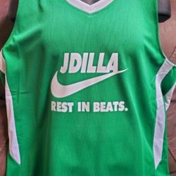 J Dilla Rest in Beats Custom Nike Basketball Jersey! Size XL Optional Sizes