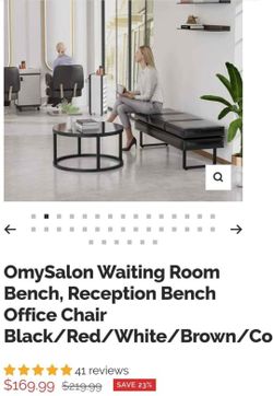 Banca De Espera Omysalon Nueva 