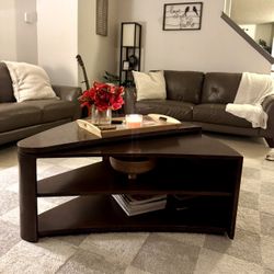 Unique Adjustable Wooden Coffee Table