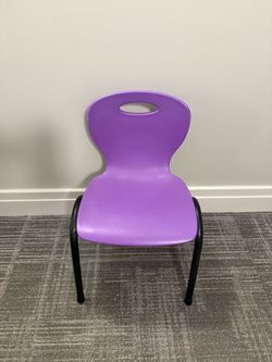 Purple Kids School Chair