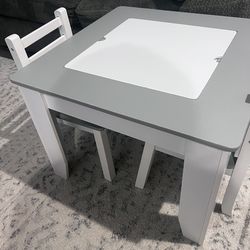 Kids 3 Piece Table Set In Great Condition