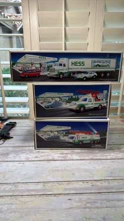 NIB LOT Hess Trucks 1(contact info removed) 1996