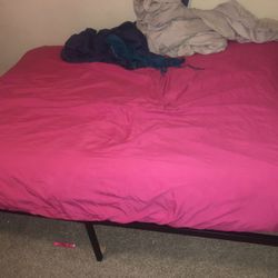 Queen Bed Frame With Queen Mattress