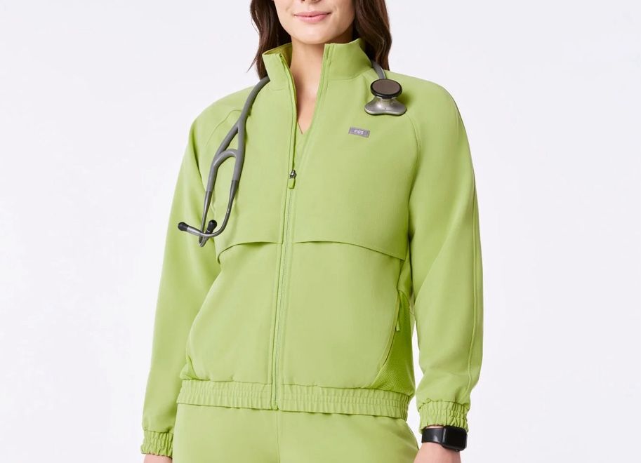 Figs Scrub Jacket Size M