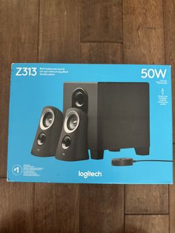Logitech - Z313 2.1-Channel Speaker System (speaker and sub)